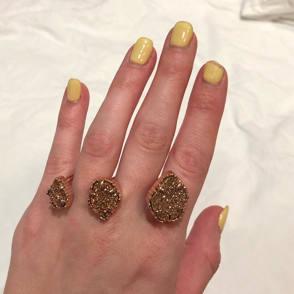Kendra Scott Naomi Rose Gold Double Ring